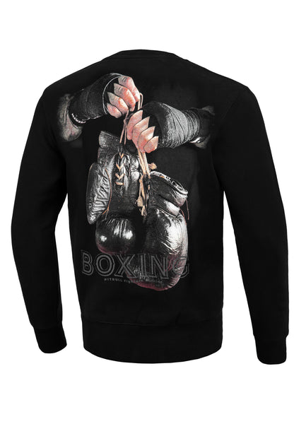 BOXING FD Black Crewneck