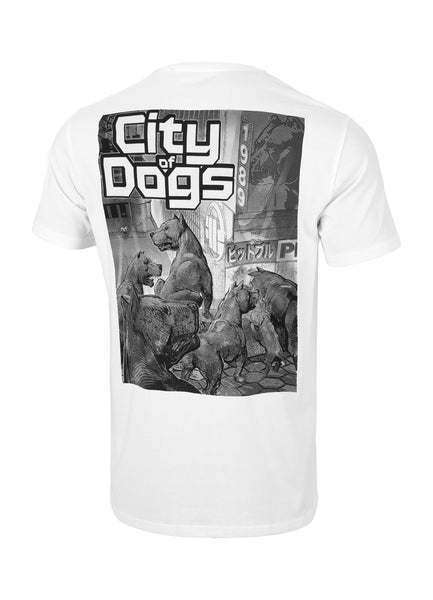 CITY OF DOGS White T-shirt