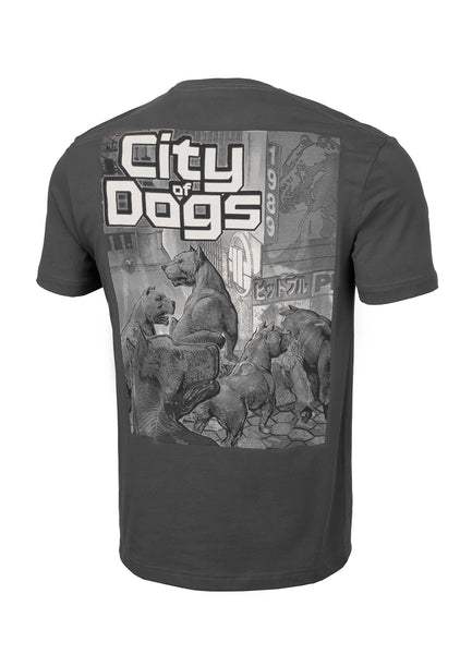 CITY OF DOGS Graphite T-shirt