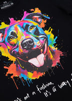 Damska koszulka WATERCOLOR Czarna - kup z Pitbull West Coast Oficjalny Sklep 