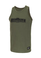 RIB BOXING Olive Tank Top