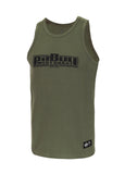 RIB BOXING Olive Tank Top