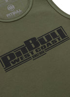 RIB BOXING Olive Tank Top