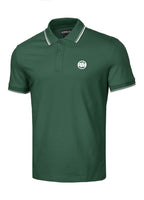 PIQUE STRIPES REGULAR Jade Green Polo T-shirt