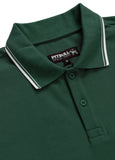 PIQUE STRIPES REGULAR Jade Green Polo T-shirt