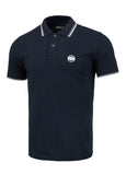 PIQUE STRIPES REGULAR Dark Navy Polo T-shirt