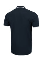 PIQUE STRIPES REGULAR Dark Navy Polo T-shirt