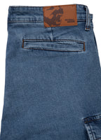 DEERHORN Cargo Classic Wash Jeans Shorts