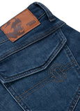 LONGSPUR Cargo Navy Wash Jeans Shorts