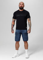 LONGSPUR Cargo Navy Wash Jeans Shorts