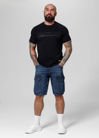 LONGSPUR Cargo Navy Wash Jeans Shorts