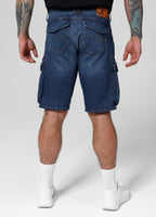 LONGSPUR Cargo Navy Wash Jeans Shorts