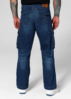 LONGSPUR Cargo Navy Wash Jeans