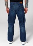 LONGSPUR Cargo Navy Wash Jeans