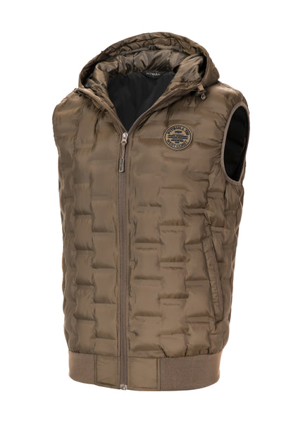 ECLIPSE Hooded Brown Vest