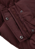 Men's winter hooded jacket Burnt