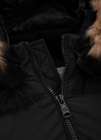 Men's winter hooded jacket Burnt