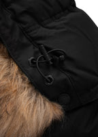 Men's winter hooded jacket Burnt