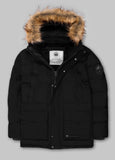 Men's winter  hooded parka jacket Forest