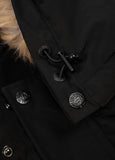 Men's winter  hooded parka jacket Forest