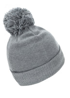 Winter Beanie Bubble SMALL LOGO 2 Grey Melange