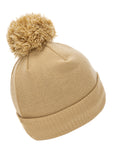 Winter Beanie Bubble SMALL LOGO 2 Sand