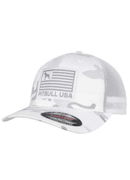 Mesh Full Cap PITBULL USA Multicap White