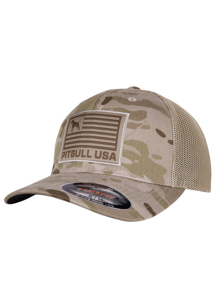 Mesh Full Cap PITBULL USA Multicap Sand