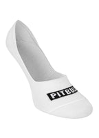 PITBULL No Show Thin 3pack White Socks