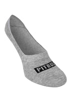 PITBULL No Show Thin 3pack Grey Socks