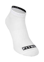 PITBULL Pad Thin 3pack White Socks