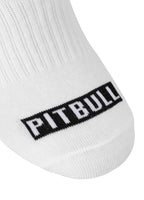 PITBULL High Ankle Thin 3pack White Socks