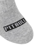 PITBULL High Ankle Thin 3pack Grey Socks