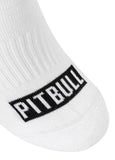 PITBULL High Ankle 3pack White Socks