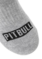 PITBULL High Ankle 3pack Grey Socks