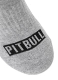 PITBULL High Ankle 3pack Grey Socks