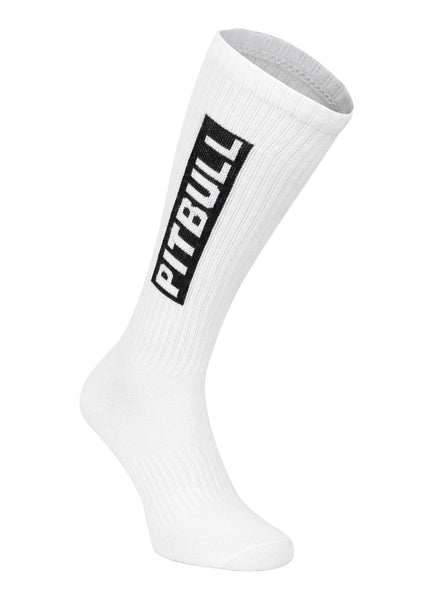 PITBULL High Crew Thin 3pack White Socks