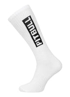 PITBULL High Crew Thin 3pack White Socks