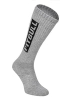 PITBULL High Crew Thin 3pack Grey Socks