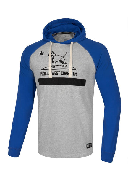 Hooded longsleeve Garment Washed Raglan California