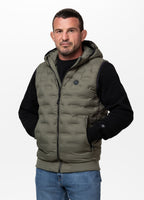 Quilted vest with hood FISK