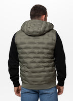 Quilted vest with hood FISK