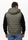 Quilted vest with hood FISK