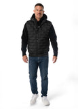 Quilted vest with hood FISK