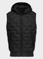 Quilted vest with hood FISK