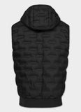 Quilted vest with hood FISK