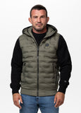 Quilted vest with hood FISK