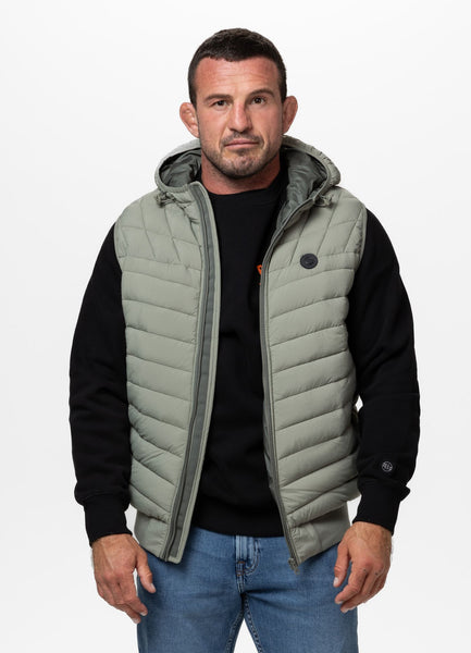 Quilted vest with hood NAYLOR