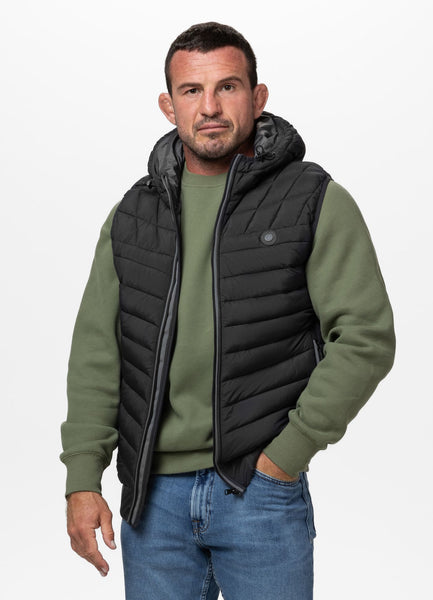 Quilted vest with hood NAYLOR