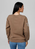 Women's oversize sweatshirt Tyrian